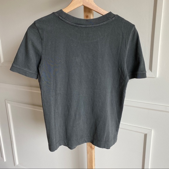 NEW Zara Sea Grey / Blue Tee - Small - Picture 8 of 10